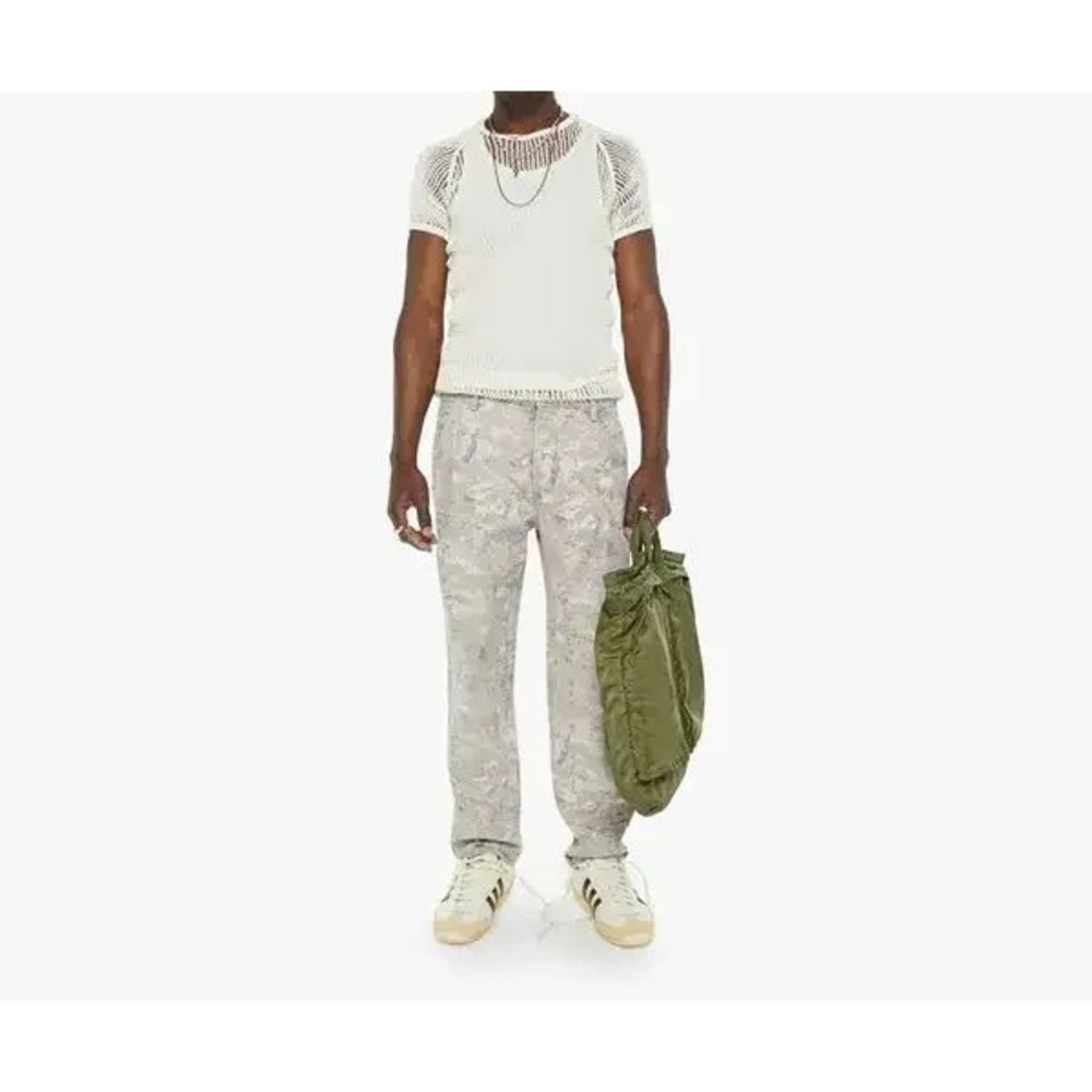 Mother MR The Bee's Knees Duke Utility Carpenter Double Knees Pants Men 36x30